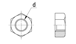 六角ボルト図面